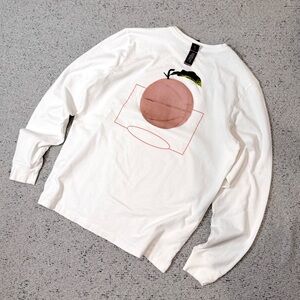 Nike City Exploration Atlanta Long Sleeve Peach Print Tee Size L